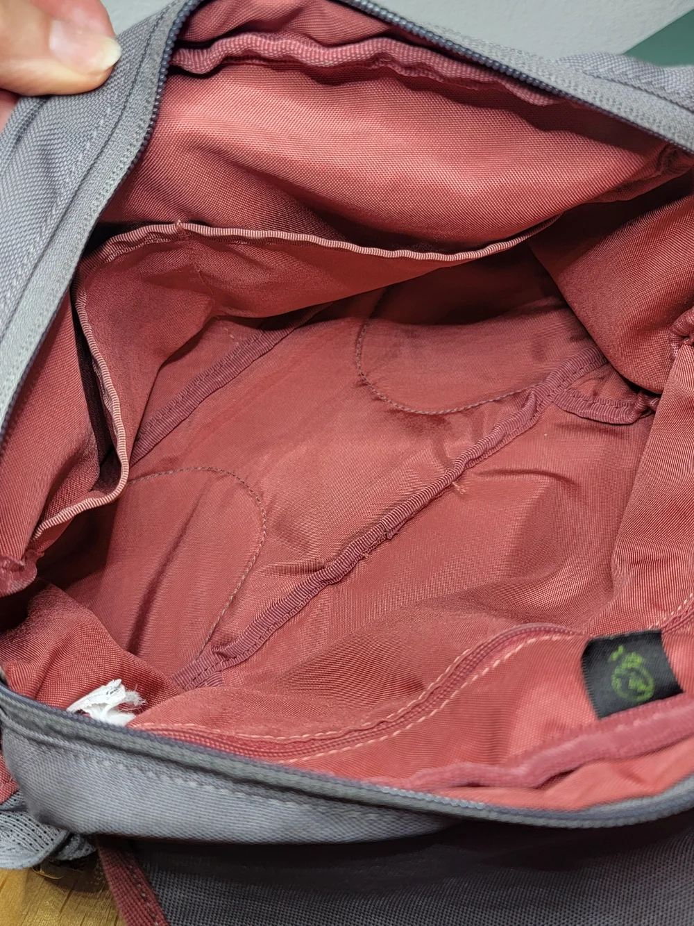REI Rust Red and Gray Messenger/Travel Crossbody Bag